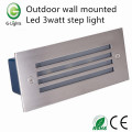 Đèn tường ngoài trời dẫn ánh sáng bước 3Watt