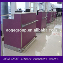 airport check-in counter desk/check in counter/information counter