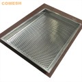 64x45cm Stainless Steel Mesh Logam Perforated Drying Tray