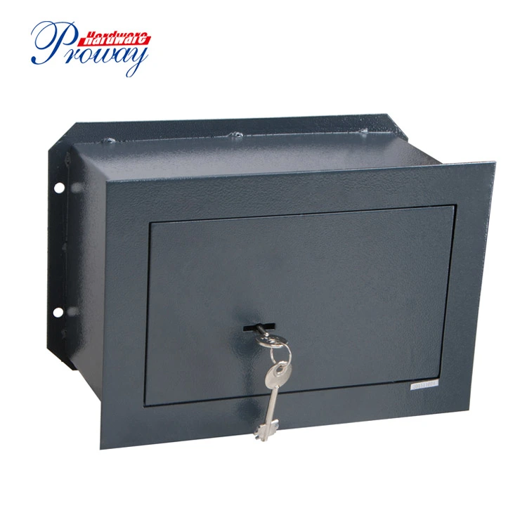 Home/Office Security Wall Safe Box with Key Lock