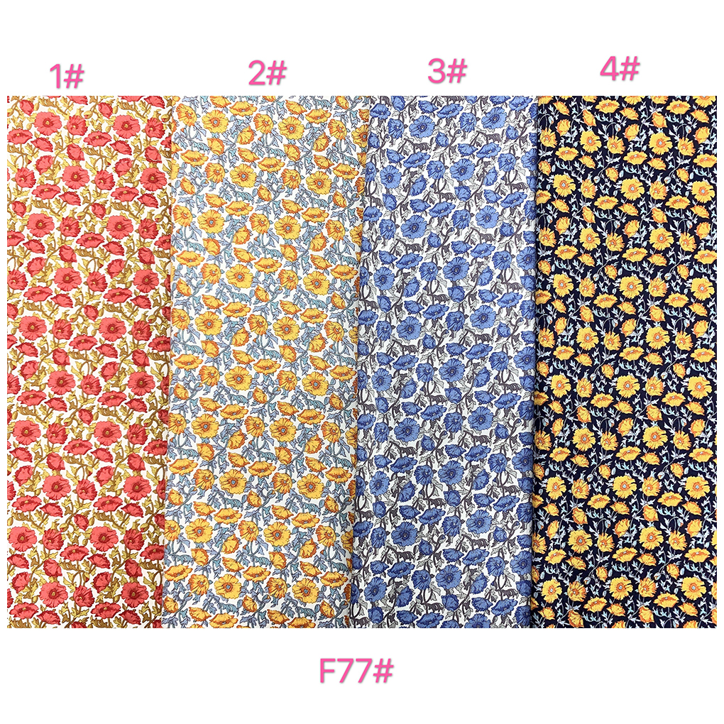 SELLING little flowers Print Medium Weight 100% rayon fabric Twill Christmas Fabric 100% rayon