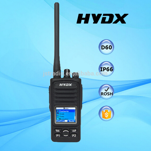 digital vhf/uhf radio HYDX-D60 dmr display Digital Walkie Talkie