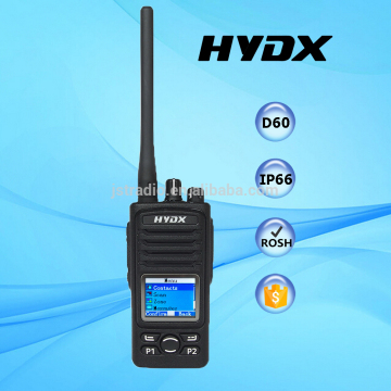 Digital UHF Radio HYDX-D60 dmr digital radio transceiver with simple keypad+color display