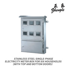 Corrosion-Resistant Meter Box Designed for Six Households