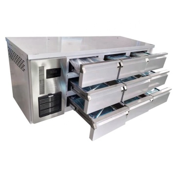 Undercounter Refrigerator and Kitchen Undercounter Freezer with 4 Drawers