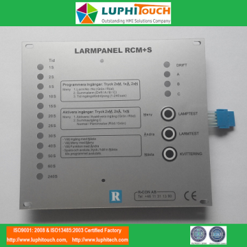 R-CON AB LARMPANEL RCM+S Aluminium Backer Membrane Keypad