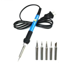 110V/220V 60W Electric Soldering Iron Set with Replaceable Tips