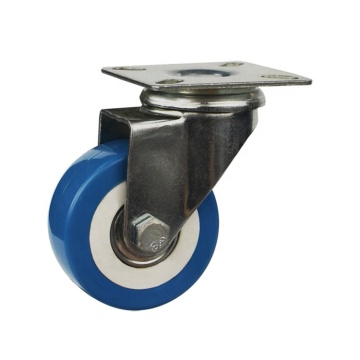 WBD Small Lightweight PVC Castor Wheels for Carts