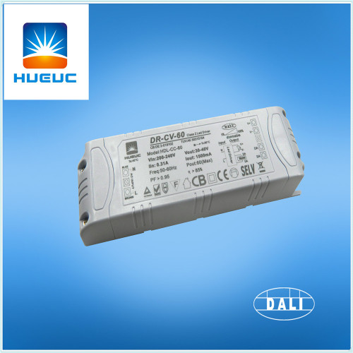 TUV Authentication DALI Dimmable 60w led driver