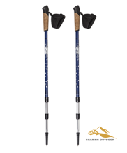 Outdoor lock portable trekking pole