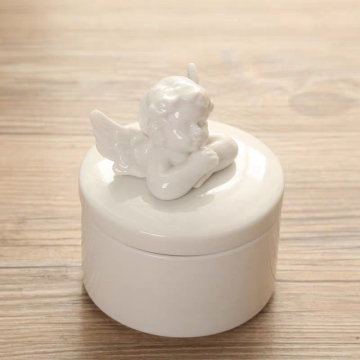 Angel Ceramic Candle Jar Search
