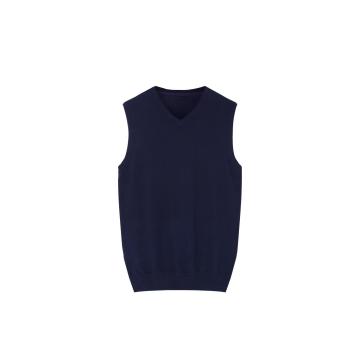 Men's Knitted Merino Wool Easy-Care Vest