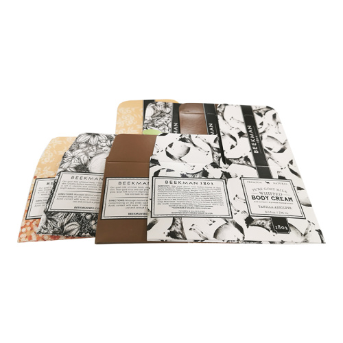 High quality cardboard folding paper packaging box