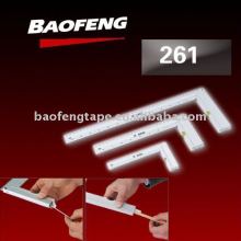 8" aluminium material try square