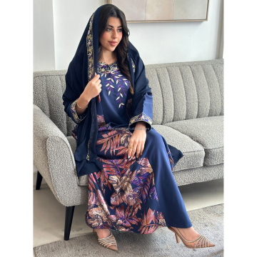 Islamic Luxurious Embroidered Jalabiya for Ramadan in the Gulf