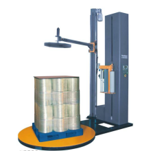 Pallet pre-stretch wrapping machine