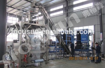 Latest technology Siemens PLC controller international standard Industrial tube ice making machine+ice packaging machine