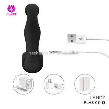 Brand new sex product prostate massager vibrating anal plug for male masturbator