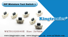 Kt Kingtronics DIP Tactile Switch WKTS1020040E 2*4mm