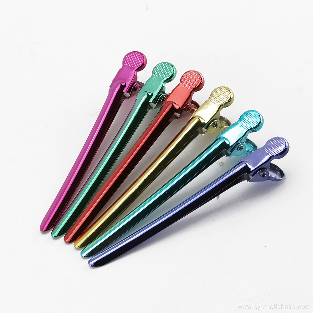 Decorative Long Single Prong Metal Alligator Hair Clips