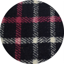 Acrylic Polyester blend plaid Jacquard fabric
