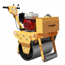 325kg single steel gasoline powered vibratory road roller