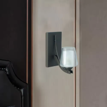 Antique Copper Bedside Wall Sconce for Indoor Reading