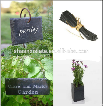 Customized flower slate name tags for sale