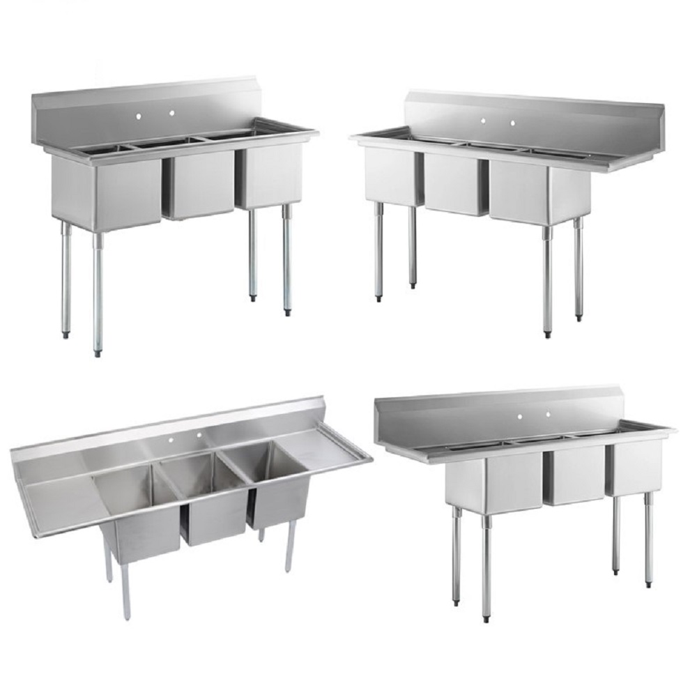 three compartment sink