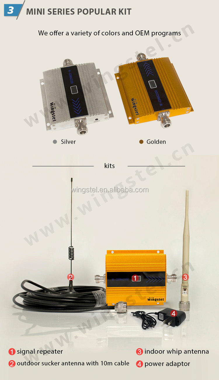 gsm repeater wholeset including outdoor sucker antenna + indoor omni whip antenna gsm 900mhz mobile phone signals booster