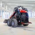 Mini skid steer loader dengan ember