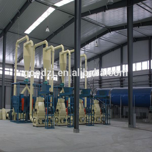 Wood Powder Production Line Corn Cob Grinder wood flour machine