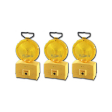 Solar LED Traffic Warning Barricade Lamps for Road Safety