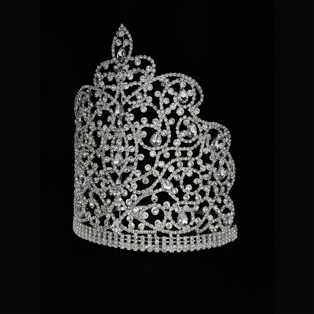 8 Inch Tiara Miss World Pageant Crown