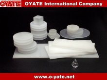 Milky white quartz glass plate