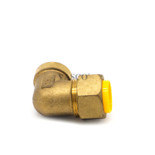 Forge Brass Elbow Gas Fitting Male 1/2 - 1 G Inch Thread Brass Elbow Gas fitting