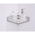 Silver Wall Mounted Corner Shower Organizer