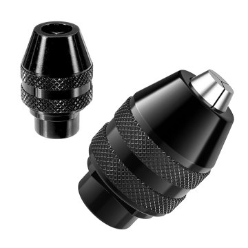 Universal Multi-Sized Keyless Chuck Adapter for Dremel Rotary Tools: 0.3-3.2mm