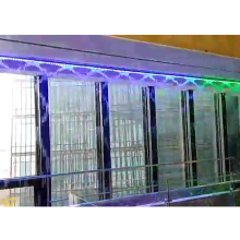 Indoor flowing waterfall fountain