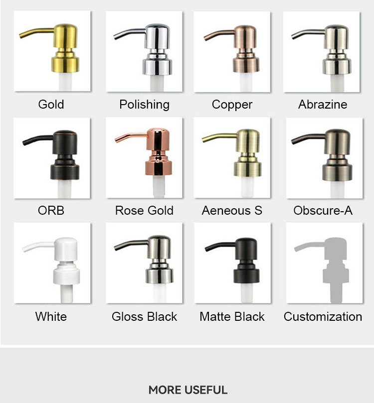 Manufacture Direct Sale 24/410 28/410 Customized Color Plastic Lotion Pump Body Soap Dispenser
