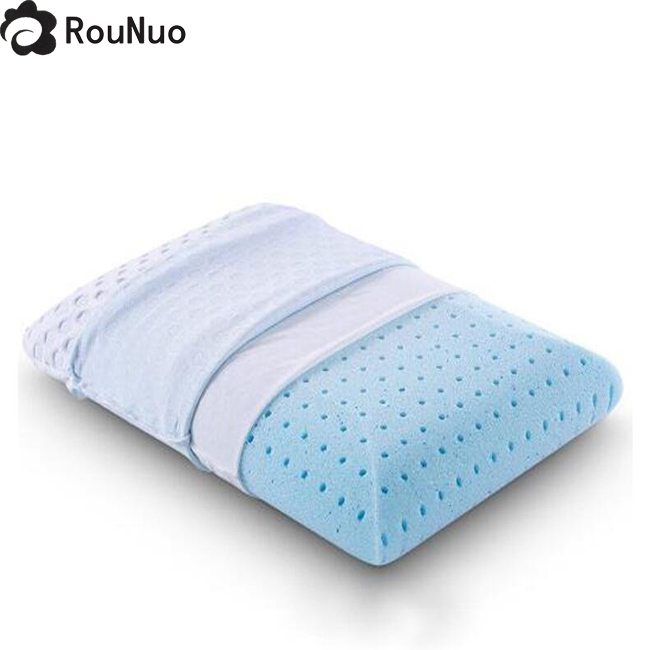 healthy & nice quality organic cotton memory foam baby wedge head shape pillow