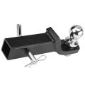 2 &quot;Jatuhkan Loaded Ball Mount Hitch Receiver Trailer