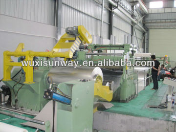 Iron coil shearing line
