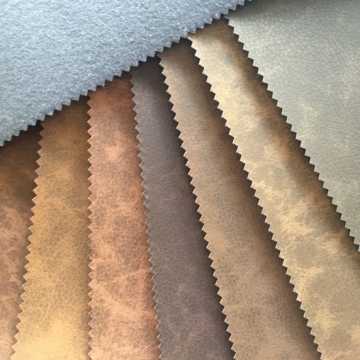 904# printing pu leather pvc leather stocklot