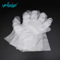Sarung tangan plastik transparan untuk sarung tangan plastik kelas makanan