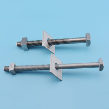 Stainless Steel Square Head bolt with Nut Washer