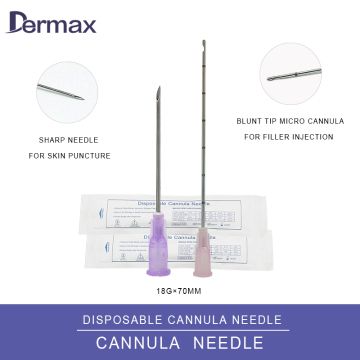 27g micro cannula for filler hyaluronic acid injection