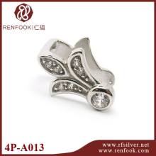 Renfook jewelry factory hot sell silver pendant clip clasp for crystal