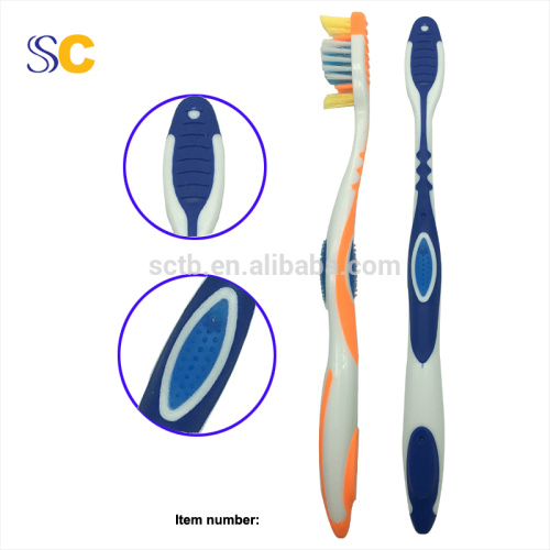 Wholesale high quality soft adult toothbrush , straight handle toothbrush