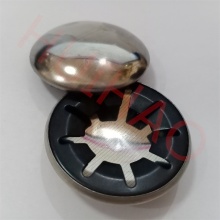 Stainless Steel Dome Axle Capped Star Lock Washers for Imperial Round Shafts